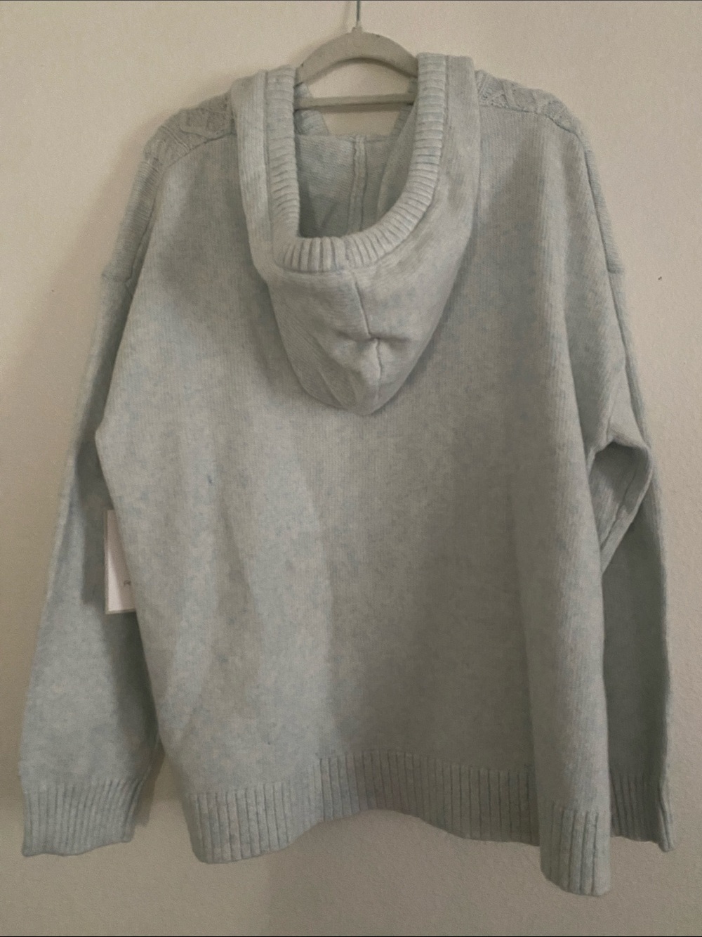CALLIGRAPHE Cozy Cable Knit Hoodie Sweater. Size XL - Picture 6 of 13